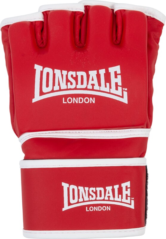 LONSDALE Sportkesztyűk 'Harlton' piros / fehér