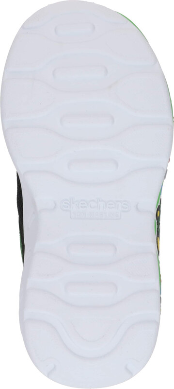 SKECHERS Sportcipő sárga / zöld / fekete / fehér