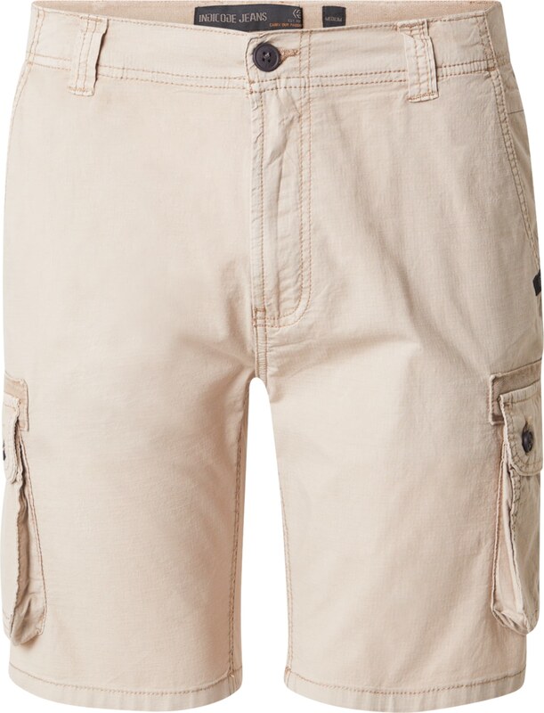 INDICODE JEANS Cargo nadrágok 'INLanny' greige