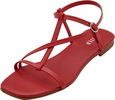 EDITED Pántos szandál 'Toyah' piros