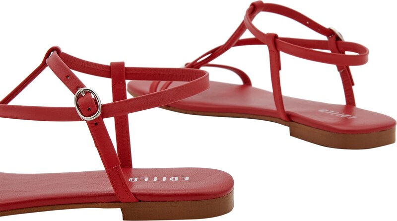 EDITED Pántos szandál 'Toyah' piros