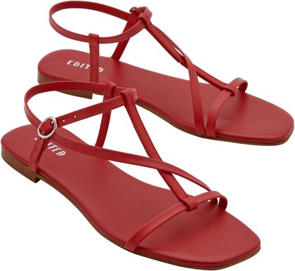 EDITED Pántos szandál 'Toyah' piros