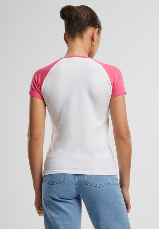 Karl Kani Póló világos-rózsaszín / fehér