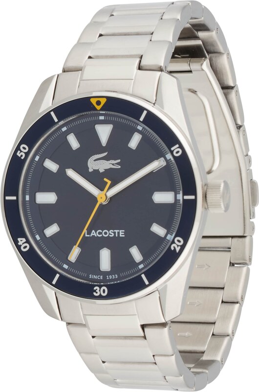 LACOSTE Analóg órák 'BOSTON' tengerészkék / aranysárga / ezüst