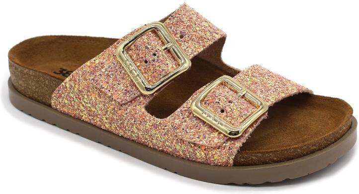 7011 LEON Comfort női bőr papucs