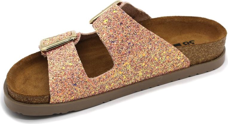 7011 LEON Comfort női bőr papucs