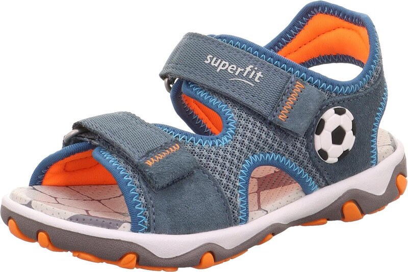 SUPERFIT Nyitott cipők 'MIKE 3.0' sötétkék / fekete / fehér