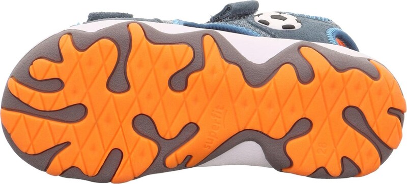 SUPERFIT Nyitott cipők 'MIKE 3.0' sötétkék / fekete / fehér