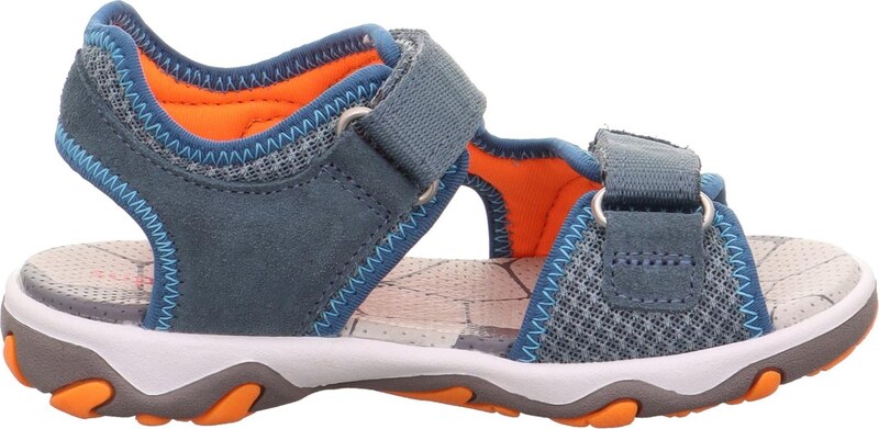 SUPERFIT Nyitott cipők 'MIKE 3.0' sötétkék / fekete / fehér