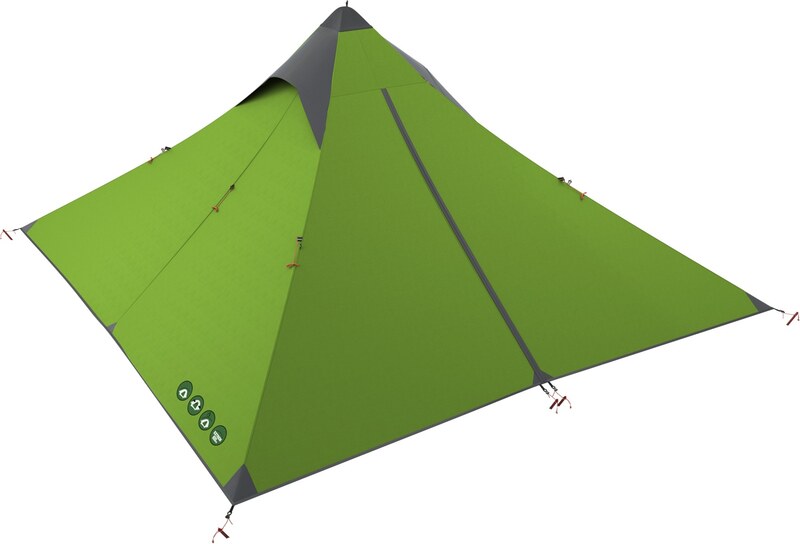 Husky Sawaj Trek zöld