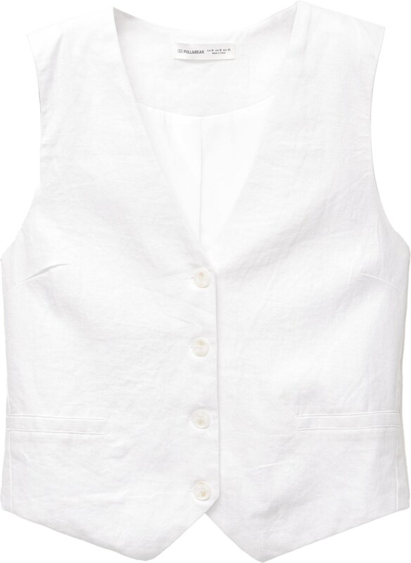 Pull&Bear Öltönymellény fehér