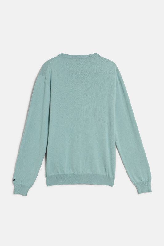 PULÓVER WOOLRICH LOGO COTTON CREWNECK