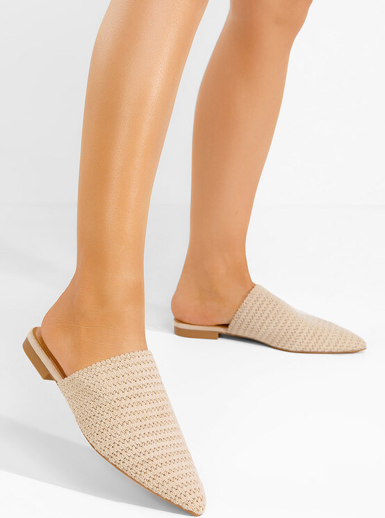 Zapatos Karlyana bézs női klumpa