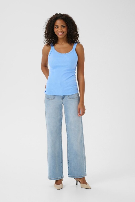 Kaffe Top 'KACarna' azúr