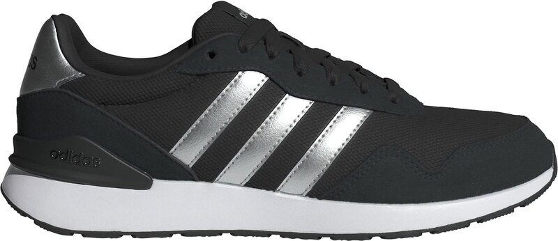 ADIDAS SPORTSWEAR Rövid szárú sportcipők 'Run 60s 4.0' fekete / ezüst