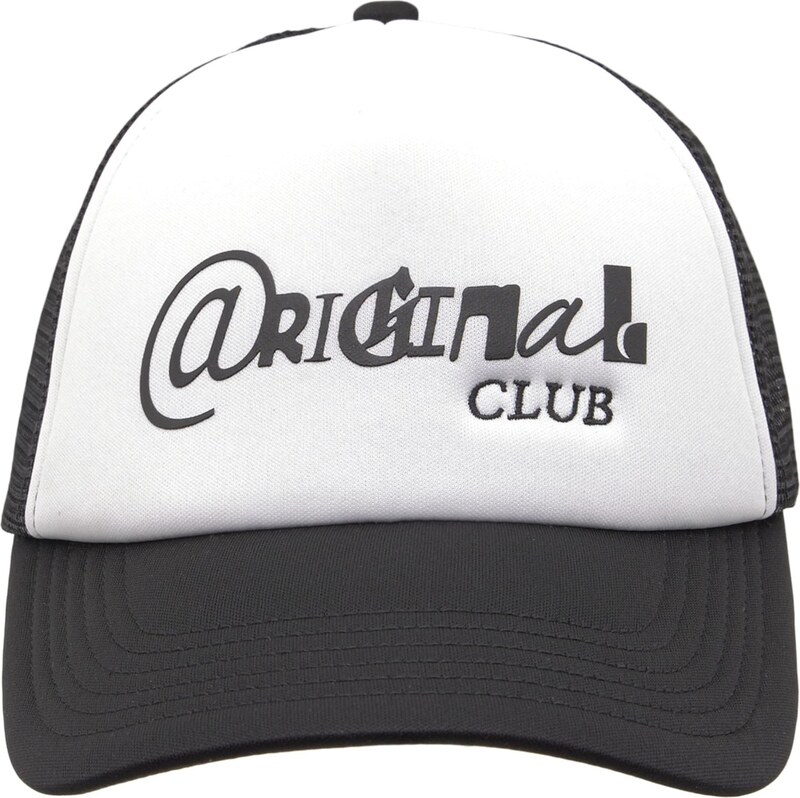 Pull&Bear Sapkák 'ORIGINAL CLUB' fekete / fehér