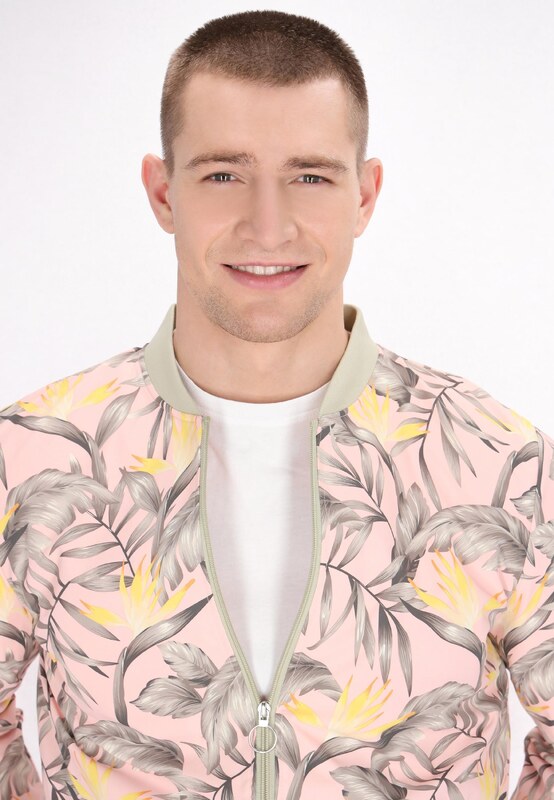 MO Átmeneti dzseki krém / sötétsárga / világoszöld / rózsaszín