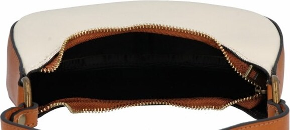 Bőr táska klasszikus Vittoria Gotti bézs 536