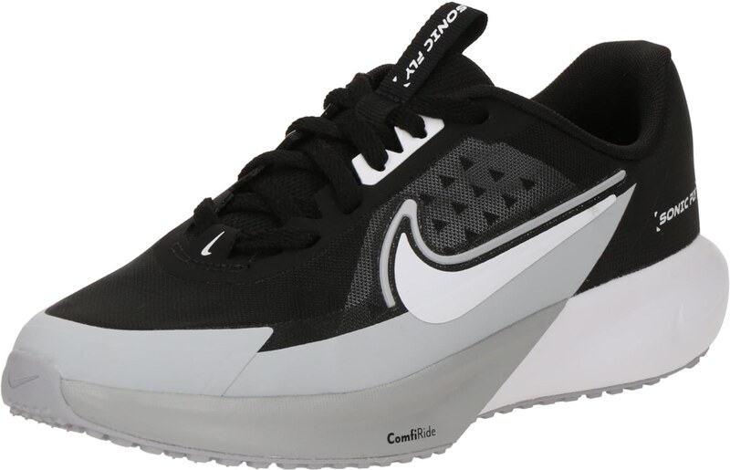 NIKE Sportcipő 'Sonic Fly' világosszürke / fekete / fehér