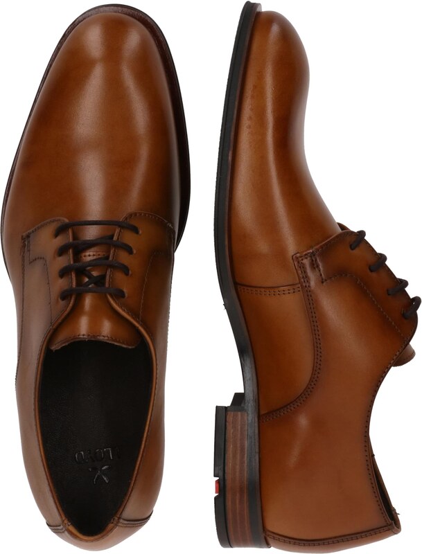 LLOYD Fűzős cipő 'CORE PLUS 110' konyak