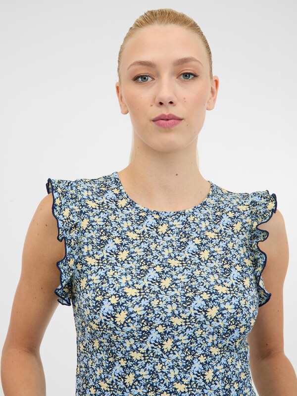 Women's Navy Blue Short Sleeve T-Shirt ORSAY - Women's