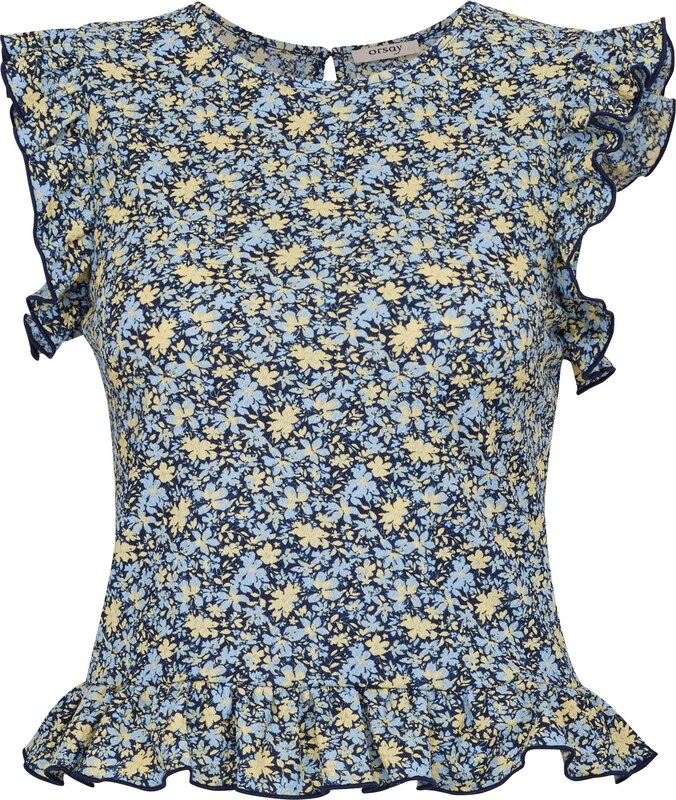 Women's Navy Blue Short Sleeve T-Shirt ORSAY - Women's