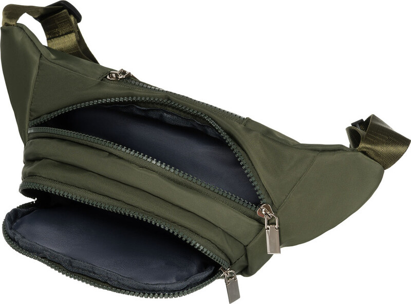 Peterson Khaki színű tágas övtáska PTN POM-S01