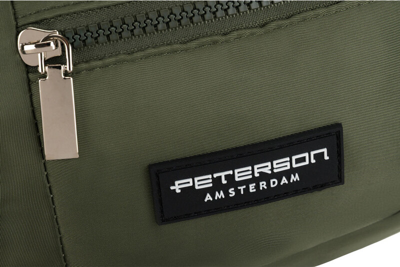 Peterson Khaki színű tágas övtáska PTN POM-S01