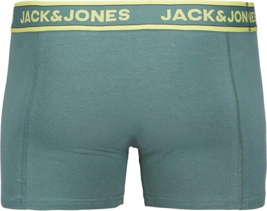 JACK & JONES Boxeralsók 'JACBRYSON' galambkék / mokka / világoszöld / fekete