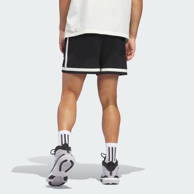 ADIDAS ORIGINALS Nadrág 'Originals Basketball' fekete / piszkosfehér
