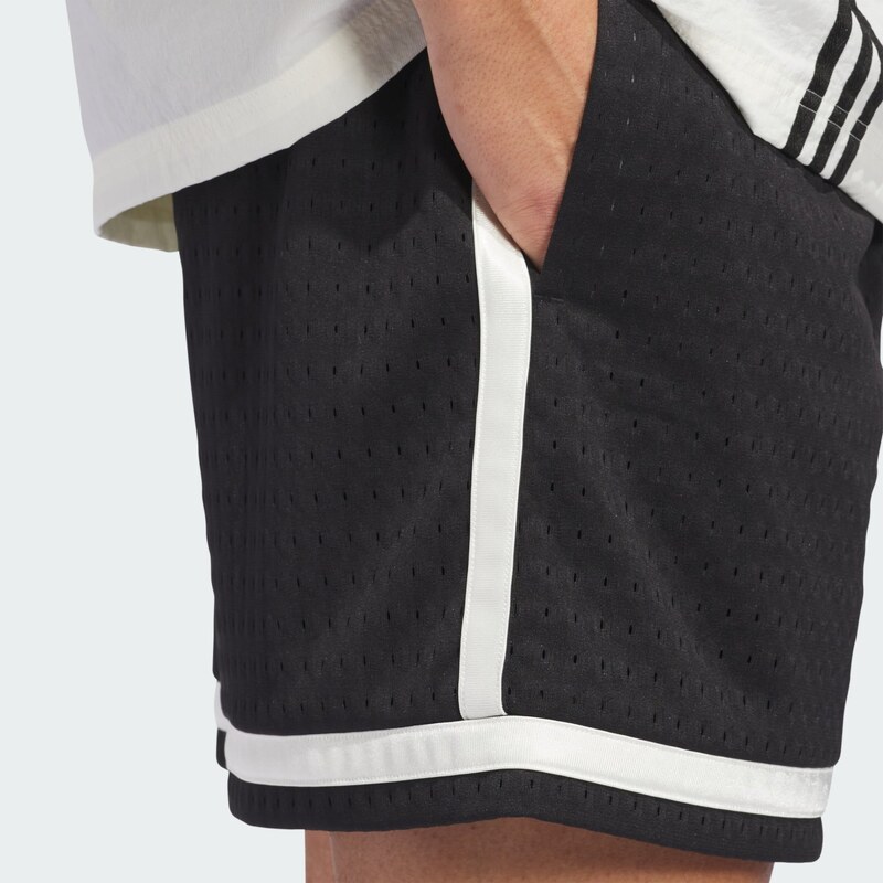 ADIDAS ORIGINALS Nadrág 'Originals Basketball' fekete / piszkosfehér