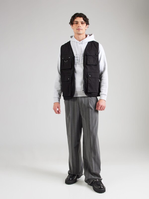 JACK & JONES Tréning póló 'JCOFUSION' tengerészkék / fehér melír