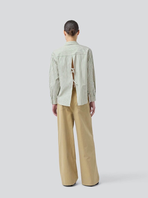 modström Blúz 'Millemd' világoszöld / fehér