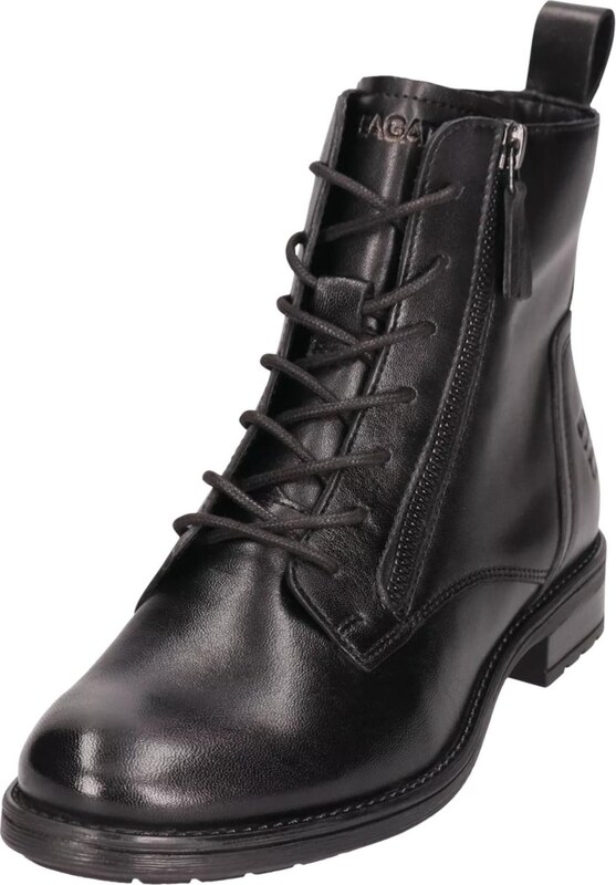 TT. BAGATT Fűzős rövid szárú csizmák fekete