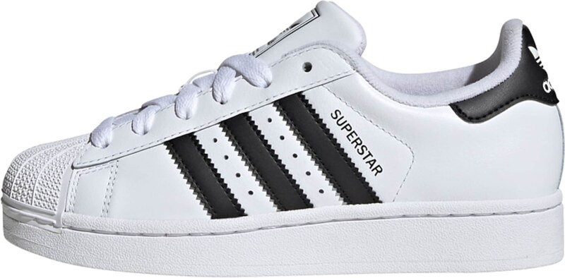 ADIDAS ORIGINALS Sportcipő 'Superstar II' fekete / fehér