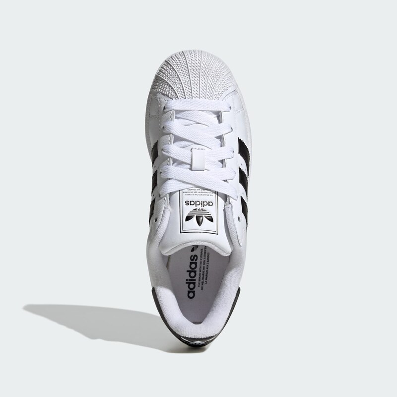 ADIDAS ORIGINALS Sportcipő 'Superstar II' fekete / fehér