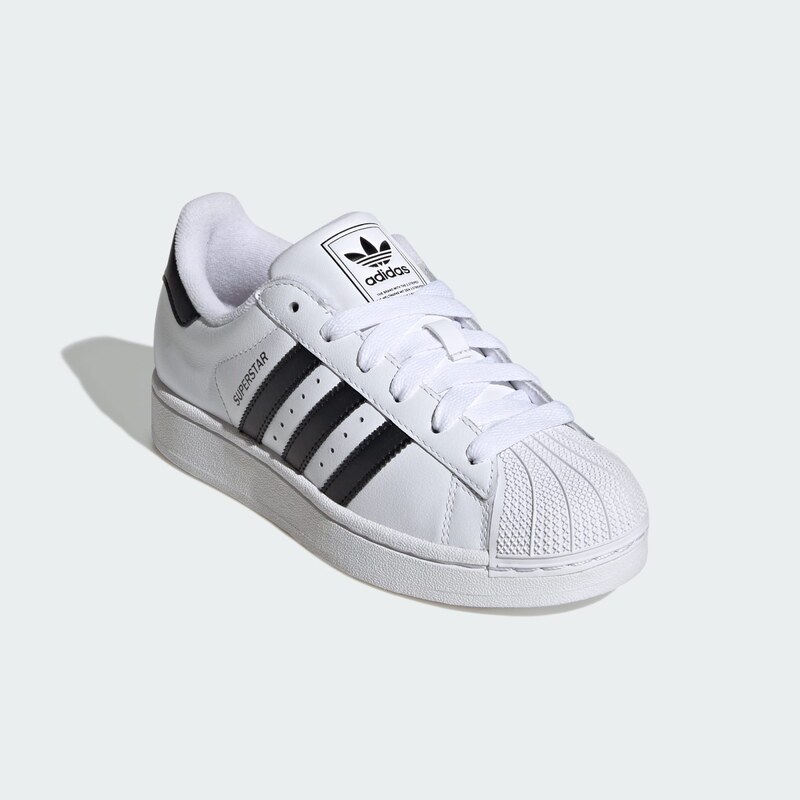 ADIDAS ORIGINALS Sportcipő 'Superstar II' fekete / fehér
