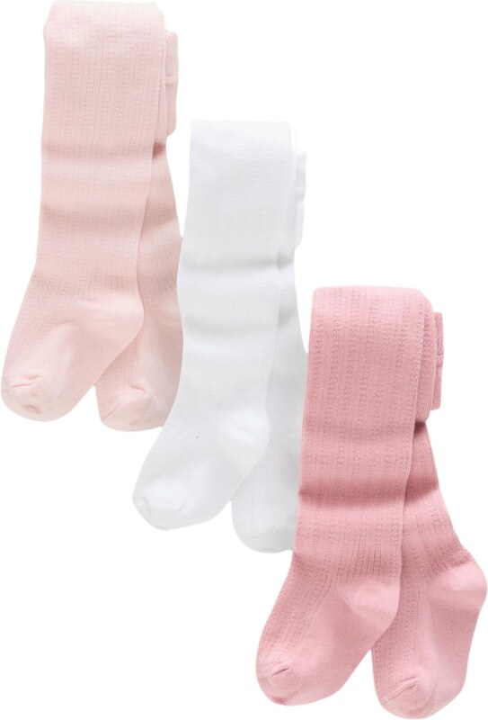 Next Harisnyanadrág rózsaszín / rózsaszín / fehér