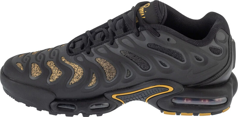 Fekete és sárga férfi cipők Nike Air Max Plus Drift PSG FZ4748-001