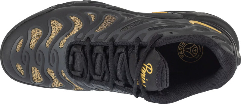 Fekete és sárga férfi cipők Nike Air Max Plus Drift PSG FZ4748-001