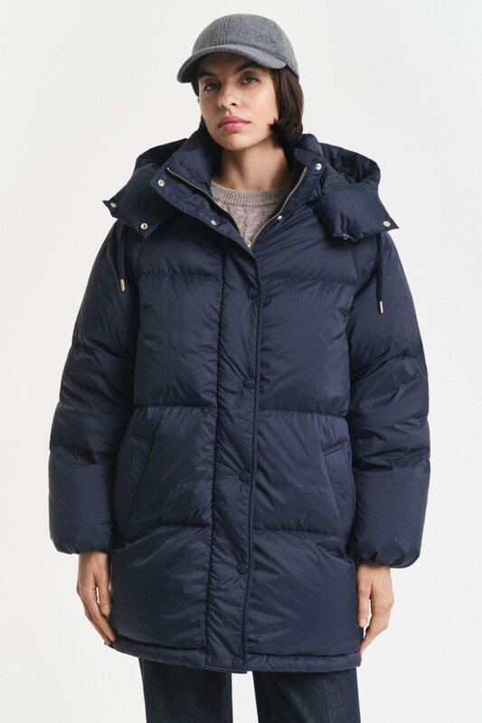 DZSEKI GANT MID LENGTH DOWN JACKET EVENING BLUE