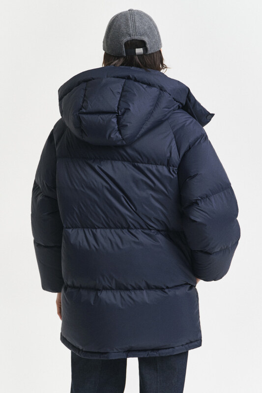 DZSEKI GANT MID LENGTH DOWN JACKET EVENING BLUE