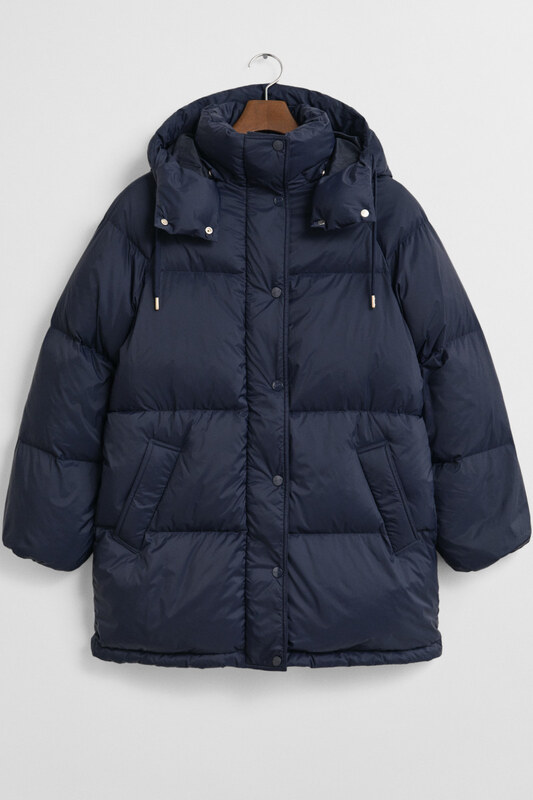 DZSEKI GANT MID LENGTH DOWN JACKET EVENING BLUE