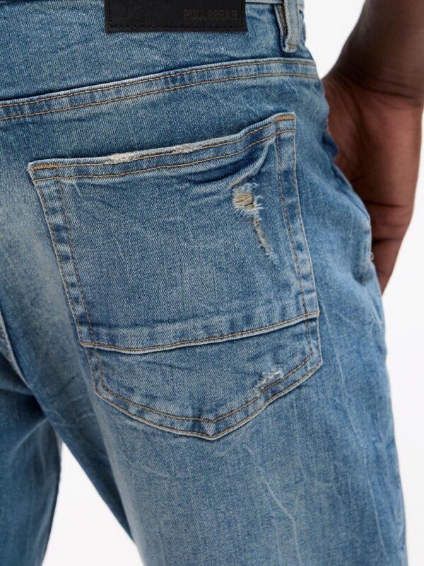 Pull&Bear Farmer kék farmer