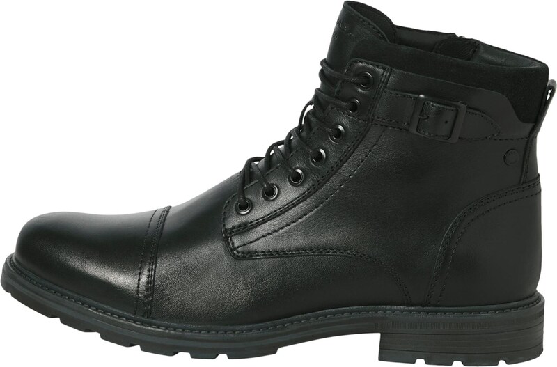 JACK & JONES Fűzős csizma 'JFWCHATSWORTH' antracit