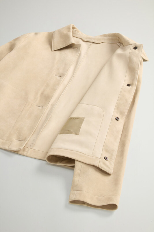 DZSEKI WOOLRICH LIGHT SUEDE JACKET