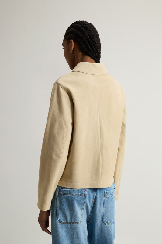 DZSEKI WOOLRICH LIGHT SUEDE JACKET