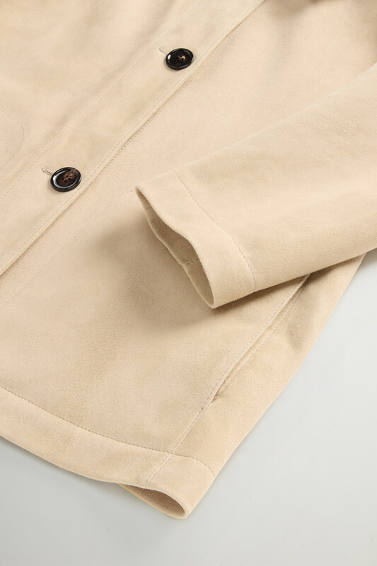 DZSEKI WOOLRICH LIGHT SUEDE JACKET