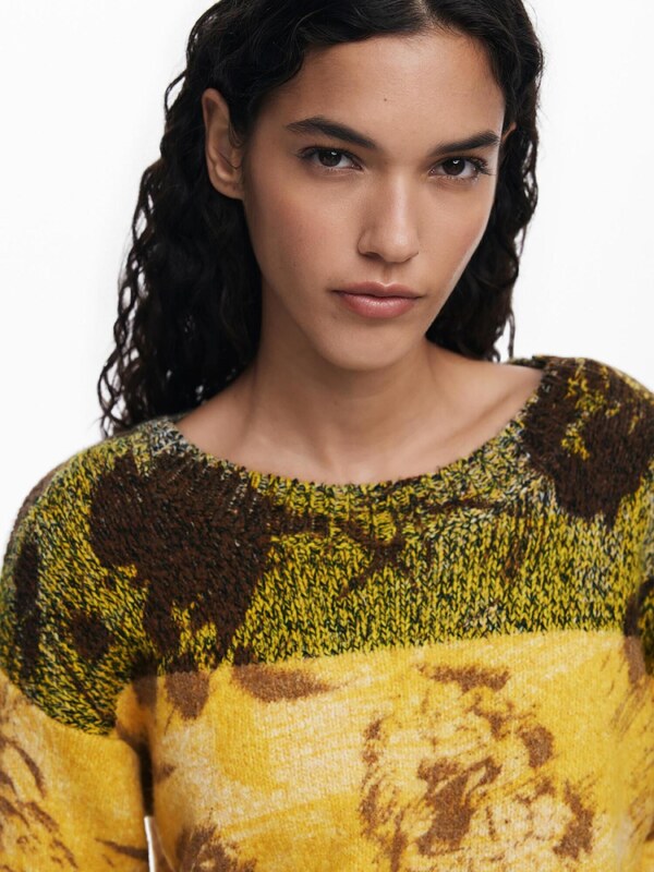 Desigual Pulóver sárga