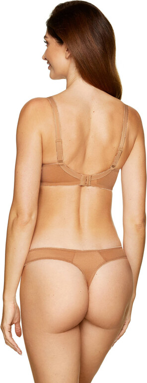 Gorteks Onyx hímzett melltartó bézs színben